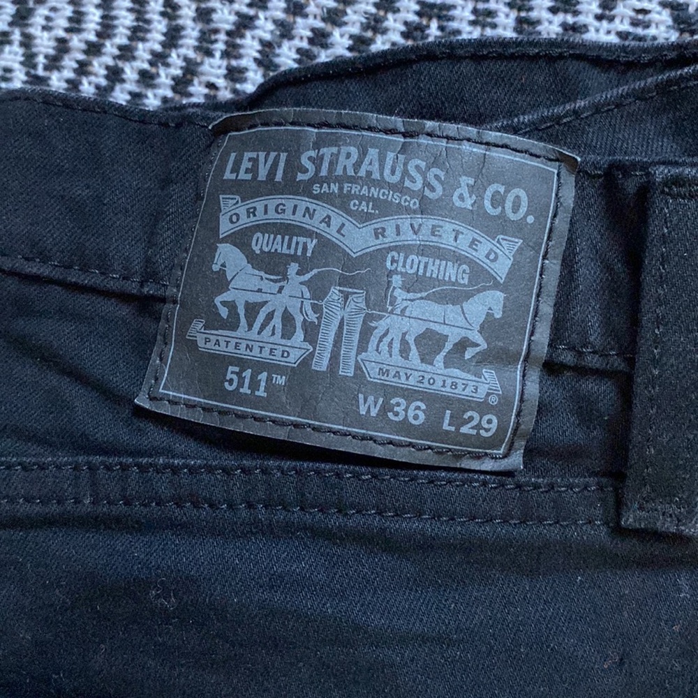 Levi’s black 511 36/29